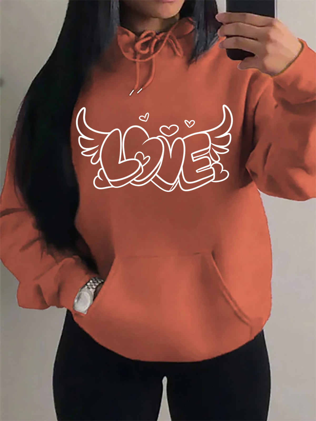 2025 Printed Hoodie Plus Size New Style