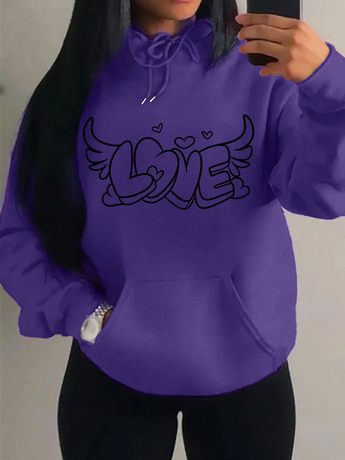 2025 Printed Hoodie Plus Size New Style