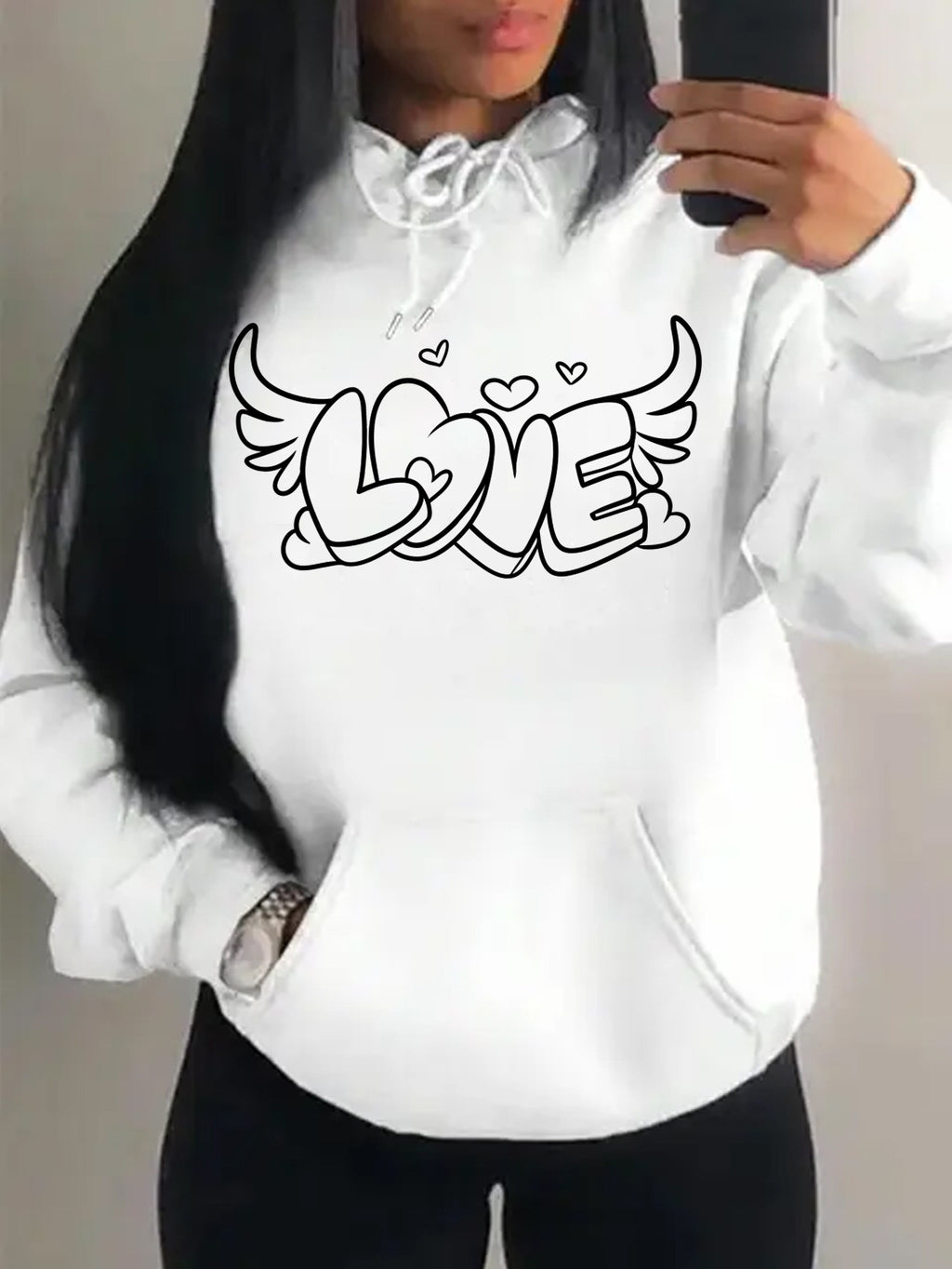 2025 Printed Hoodie Plus Size New Style