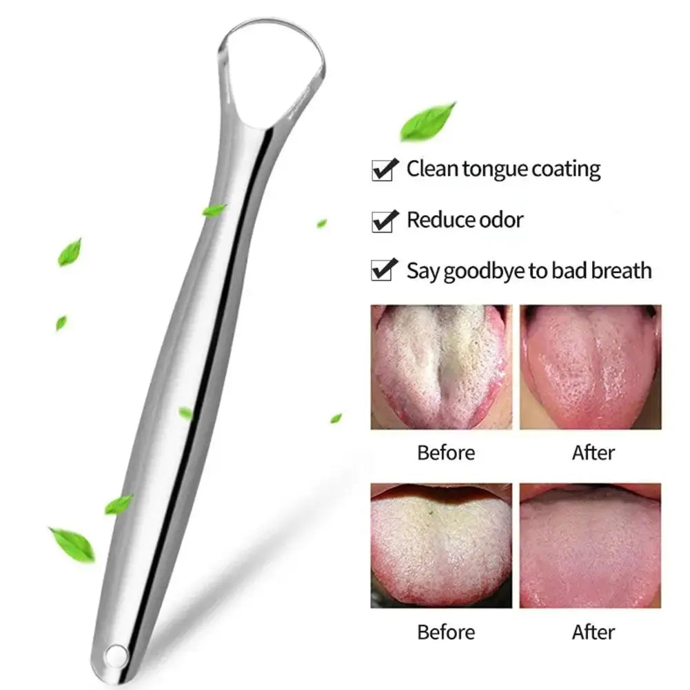 Everyday Care Stainless Steel Tongue Scraper