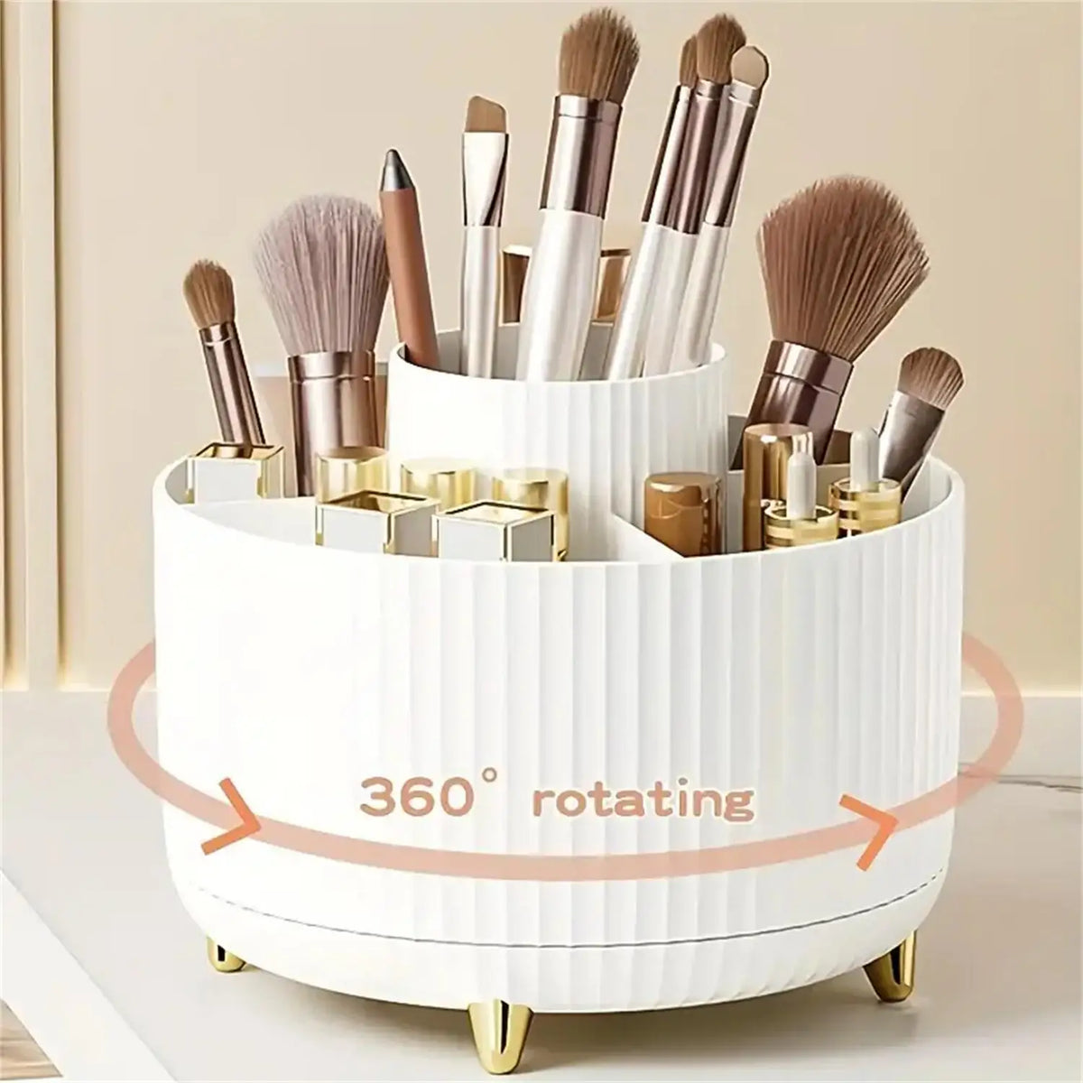 The Dust-Shield Brush Organizer