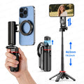 Magnetic Mini Selfie Stick Tripod with Wireless Remote & Fill Light