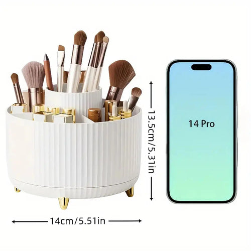 The Dust-Shield Brush Organizer