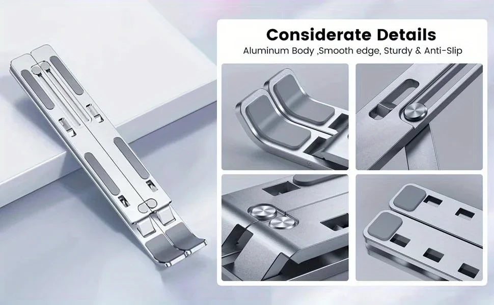 Premium Ergonomic Aluminum Laptop Stand