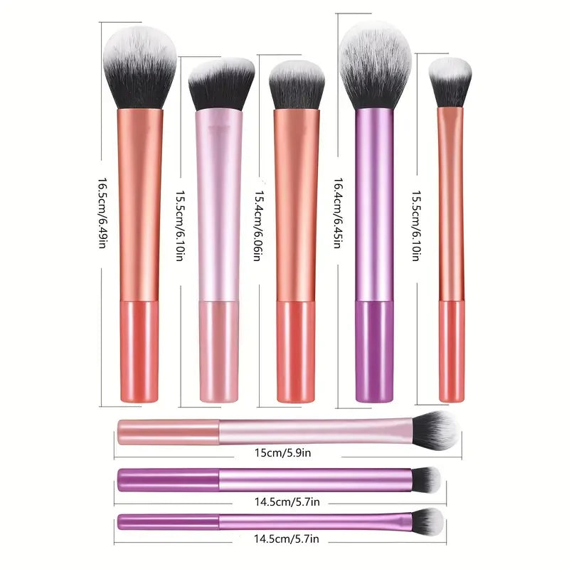 Everyday Essentials 8-Piece Makeup Brush Set