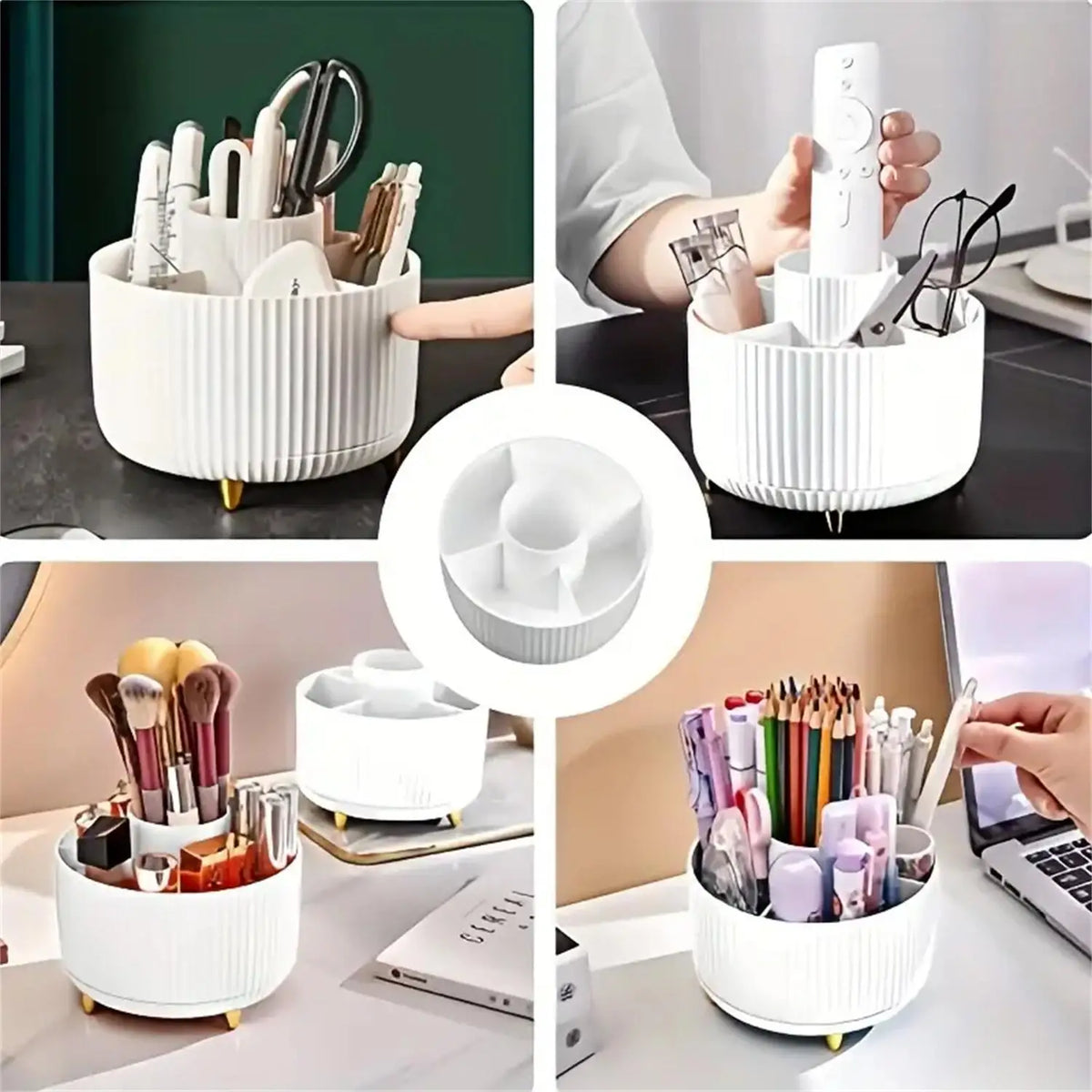 The Dust-Shield Brush Organizer