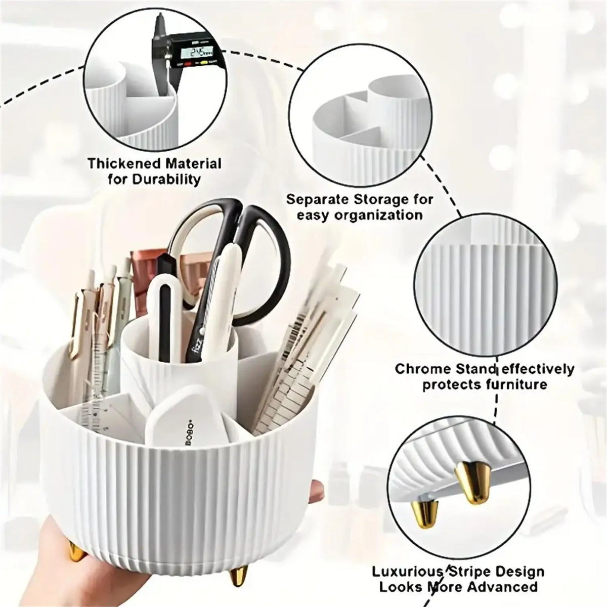 The Dust-Shield Brush Organizer