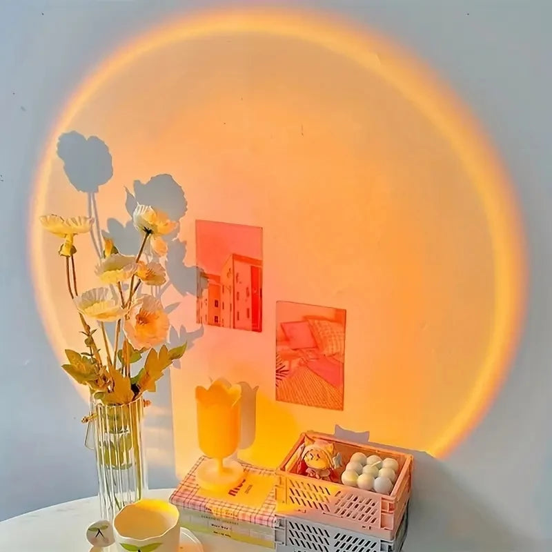 HD Aesthetic Sunset Studio Lamp