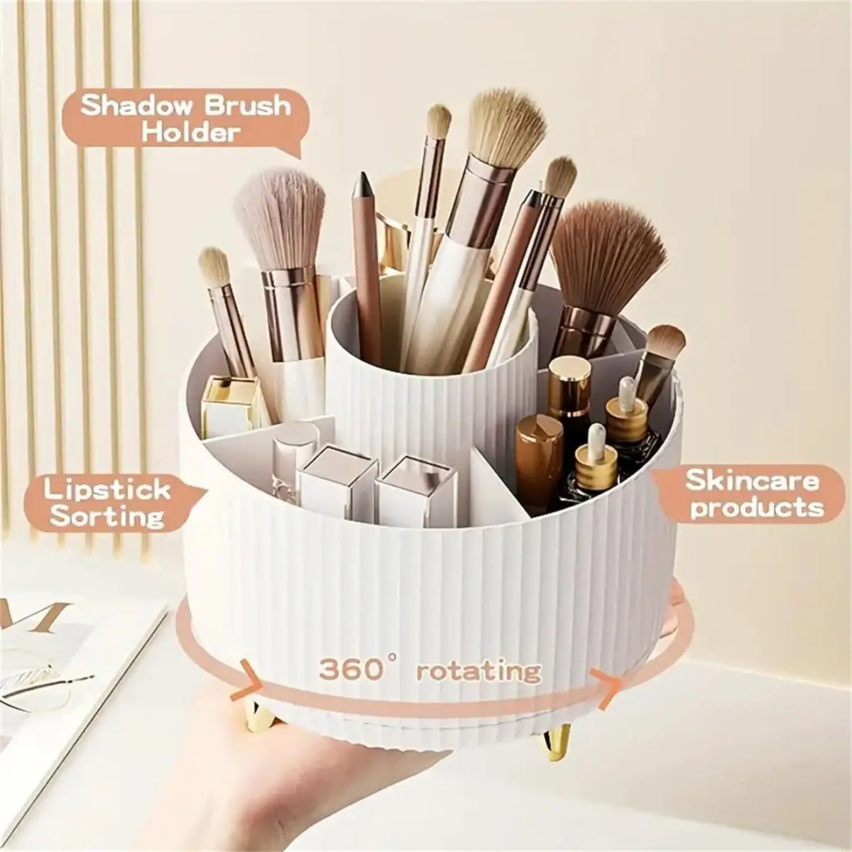 The Dust-Shield Brush Organizer